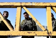 جنود اسرائيليون عند معبر كرم أبو سالم