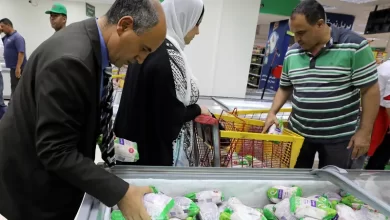منفذ لبيع الدواجن المجمدة في مصر (رويترز)